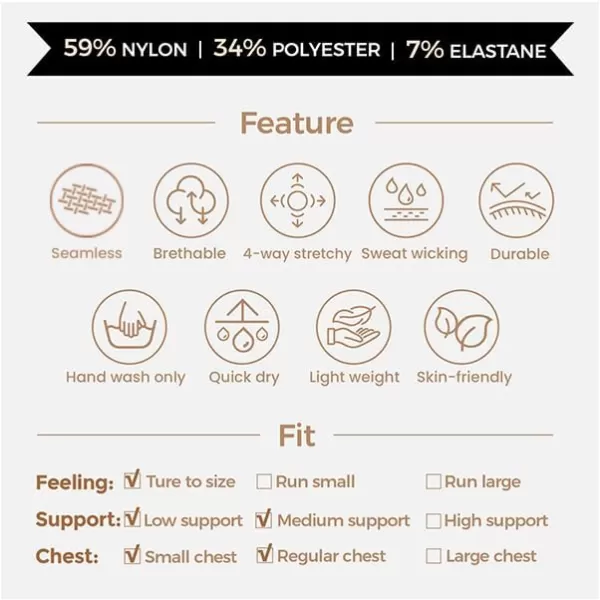 Aoxjox Workout Long Sleeve Shirts for Women Fall Workout Shirts Gym Yoga Running Seamless Tee TShirt TopsC Cherry Brown Marl