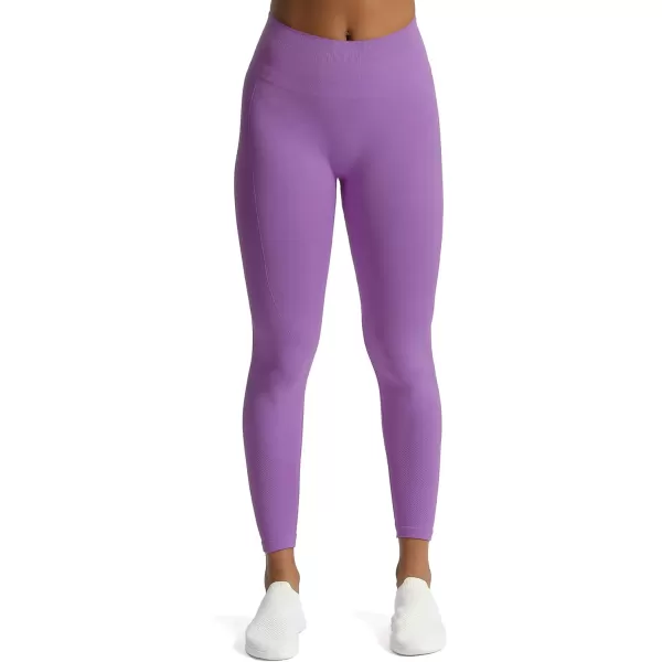 Aoxjox Workout Seamless Leggings for Women High Waisted Fitness Yoga Contour Sculpt LeggingsChive Blossom