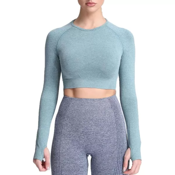 F Forest Green Marl ( Crop Top )