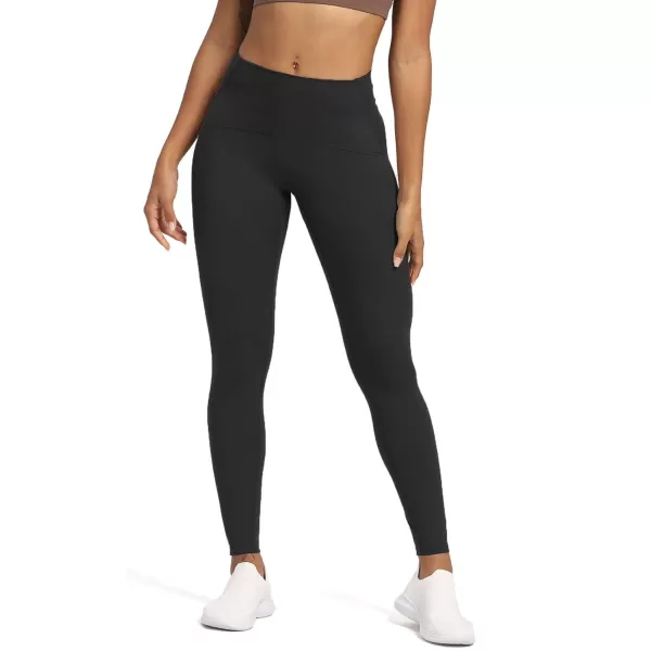 Aoxjox High Waisted Workout Leggings for Women Tummy Control High Rise Scrunch Buttery Soft Scarlett Yoga Pants 27quotBlack