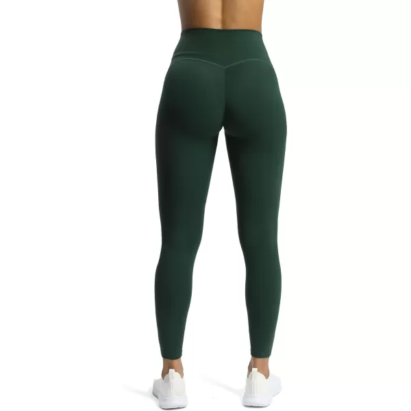 Aoxjox High Waisted Workout Leggings for Women Tummy Control High Rise Scrunch Buttery Soft Scarlett Yoga Pants 27quotStorm Green