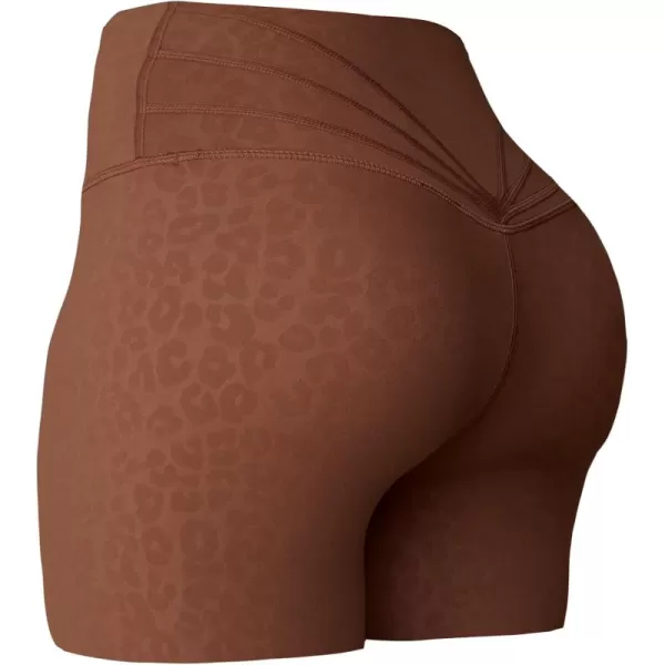 Cherry Mahogany Leopard Print