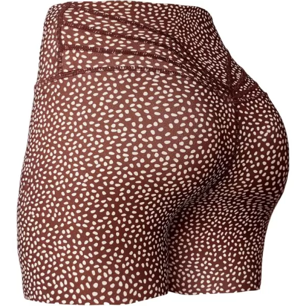 Dark Red Dot Print