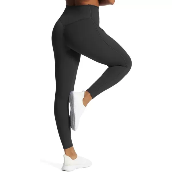Aoxjox Workout Leggings for Women High Waisted Exercise Athletic Gym Fitness Yoga Lined Leggings 26Black