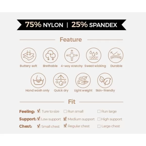 Aoxjox Long Sleeve TShirt for Women GEO Seamlines Padded Curve Longline Workout Crop TopFudge Coffee