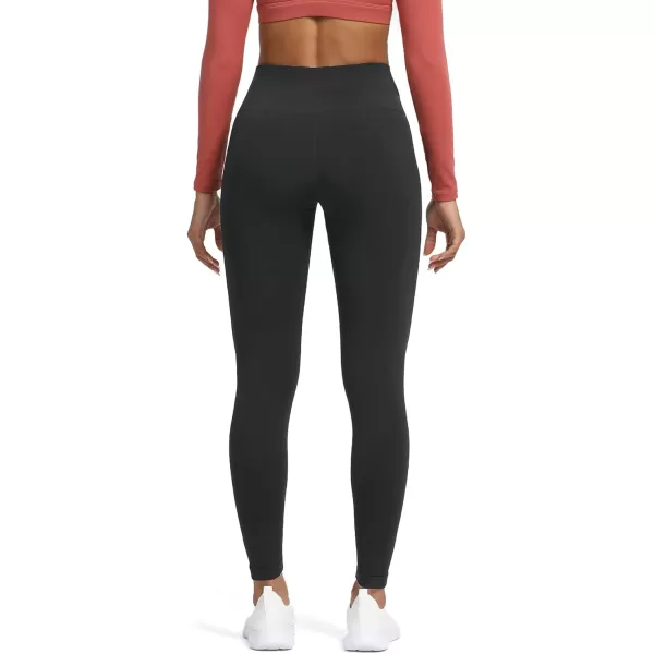 Aoxjox Seamless Legging for Women Carbon Tummy Control Workout Gym Sport Active Yoga Fitness PantsBlack