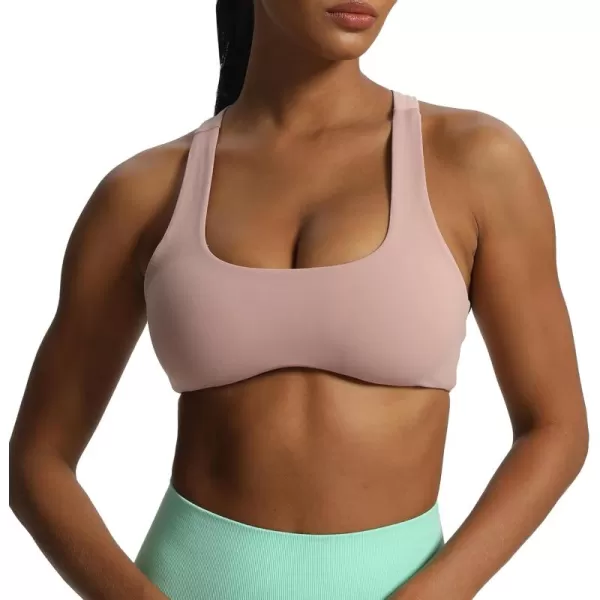 Aoxjox Womens Workout Sports Bras Fitness Backless Padded Define Sculpt Racerback Bra Yoga Crop Tank TopWoodrose