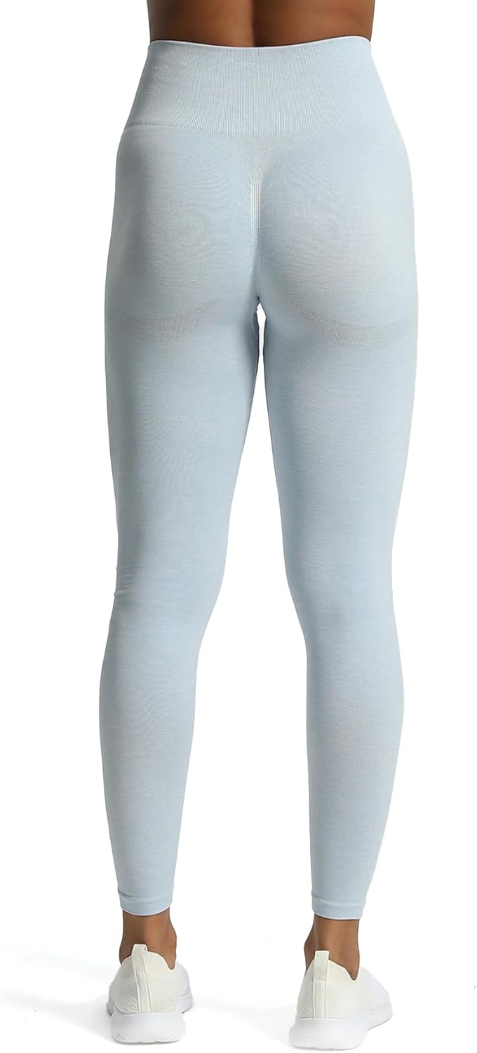 Aoxjox Scrunch Seamless Leggings for Women High Waisted Tummy Control 20 Smile Contour Workout Leggings Yoga Pants 24quotKentucky Blue Marlscrunch