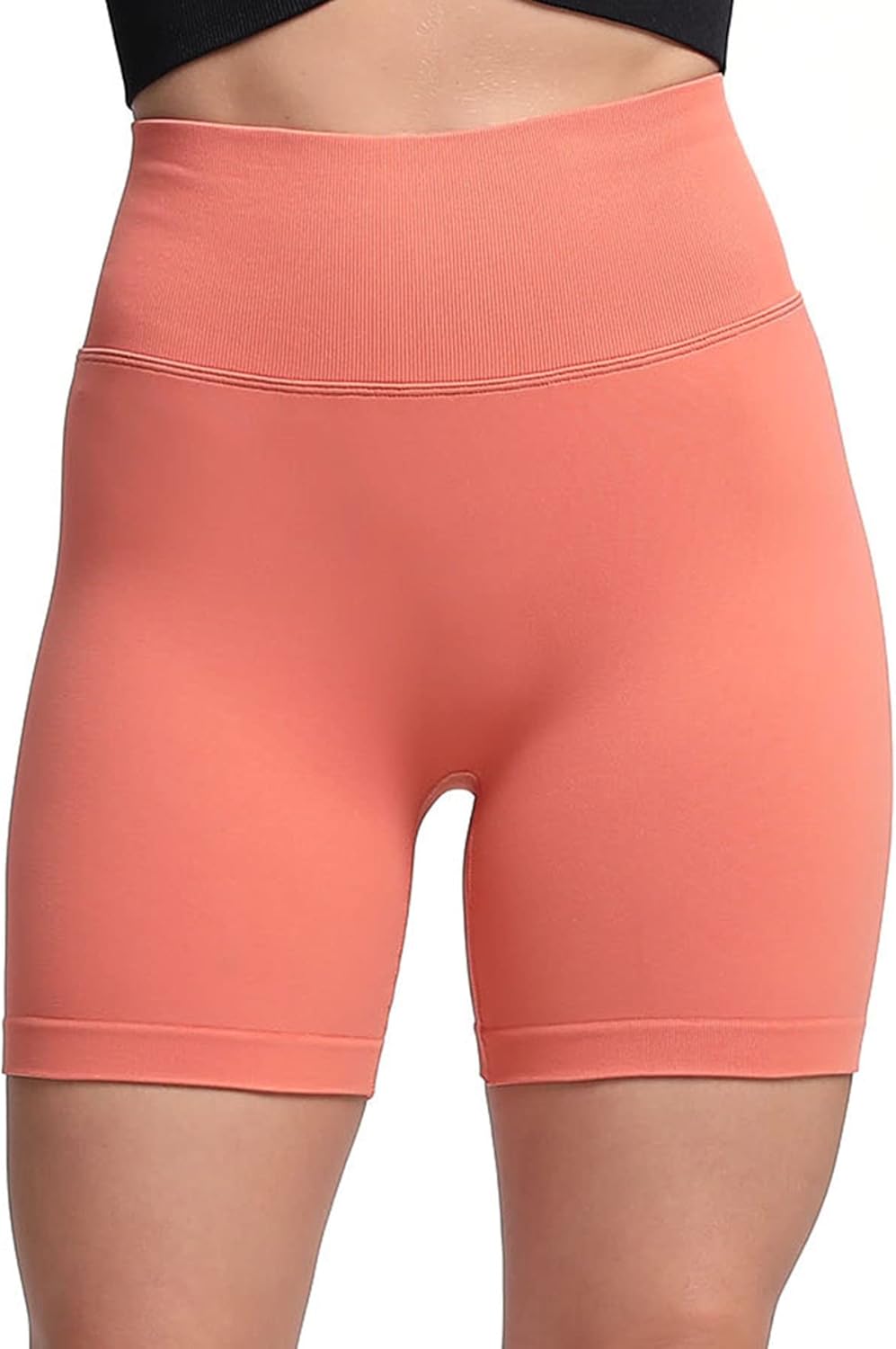 Aoxjox Scrunch Workout Shorts for Women Seamless TieDye Butt Lifting Short Gym Running Active Exercise Fitness Yoga Shorts2 Earth Orange Thin Scrunch Version