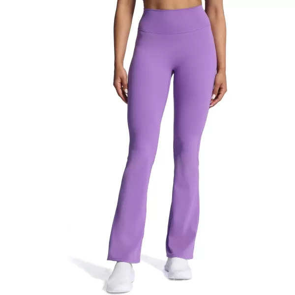 Aoxjox Flare Leggings for Women Trinity Tummy Control High Waisted Wide Leg Yoga PantsChive Blossom
