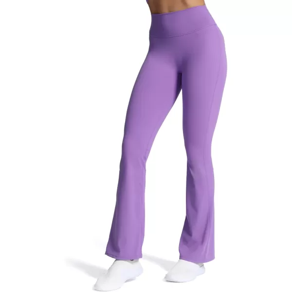 Aoxjox Flare Leggings for Women Trinity Tummy Control High Waisted Wide Leg Yoga PantsChive Blossom