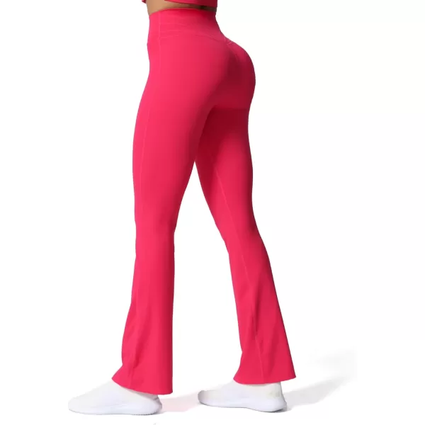 Aoxjox Flare Leggings for Women Trinity Tummy Control High Waisted Wide Leg Yoga PantsLove Potion