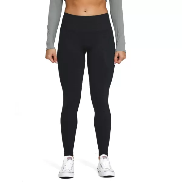 Aoxjox Scrunch Seamless Leggings for Women High Waisted Tummy Control 20 Smile Contour Workout Leggings Yoga Pants 24quotBlack