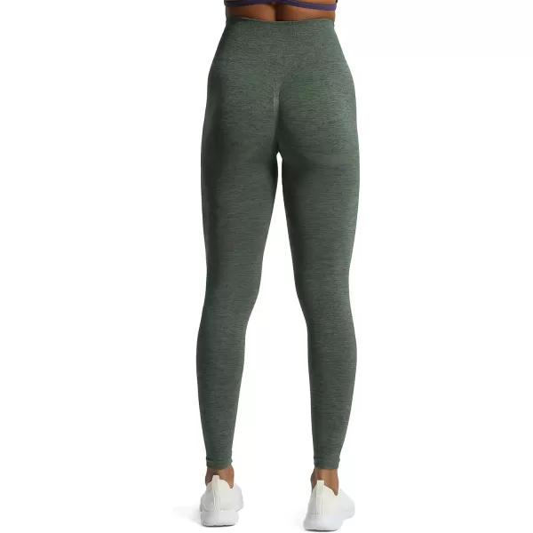 Aoxjox Scrunch Seamless Leggings for Women High Waisted Tummy Control 20 Smile Contour Workout Leggings Yoga Pants 24quotDark Forest Marlscrunch