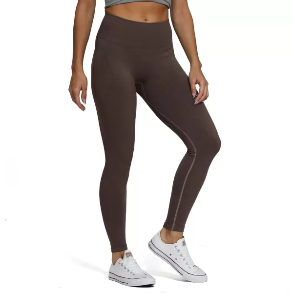 Aoxjox Scrunch Seamless Leggings for Women High Waisted Tummy Control 20 Smile Contour Workout Leggings Yoga Pants 24quotFudge Coffee Marlscrunch