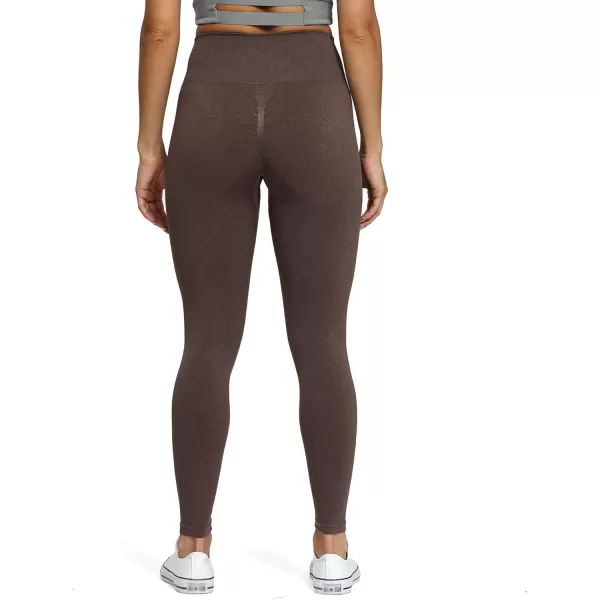 Aoxjox Scrunch Seamless Leggings for Women High Waisted Tummy Control 20 Smile Contour Workout Leggings Yoga Pants 24quotFudge Coffee Marlscrunch