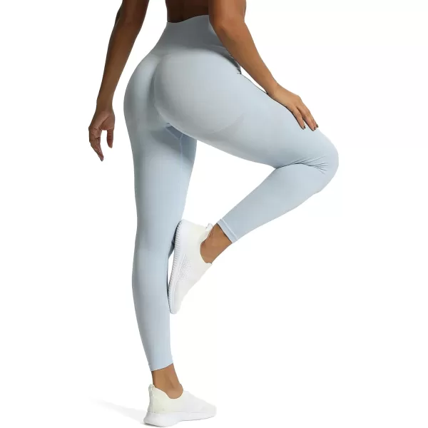 Aoxjox Scrunch Seamless Leggings for Women High Waisted Tummy Control 20 Smile Contour Workout Leggings Yoga Pants 24quotKentucky Blue Marlscrunch