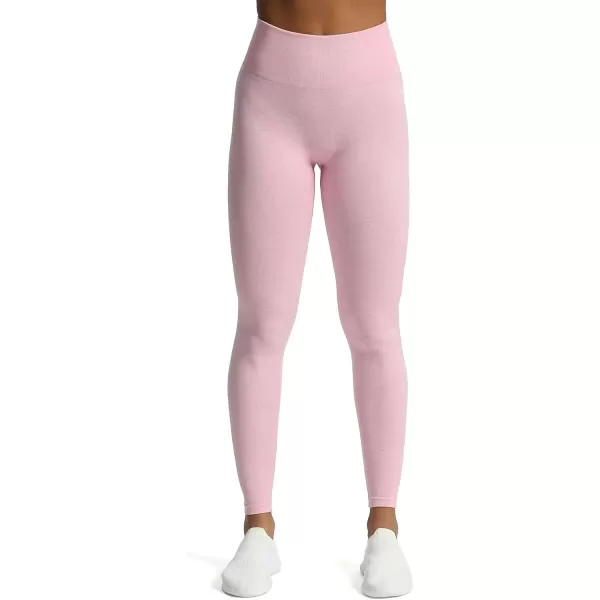 Aoxjox Scrunch Seamless Leggings for Women High Waisted Tummy Control 20 Smile Contour Workout Leggings Yoga Pants 24quotLilac Pink Marlscrunch