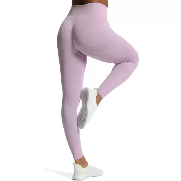 Aoxjox Scrunch Seamless Leggings for Women High Waisted Tummy Control 20 Smile Contour Workout Leggings Yoga Pants 24quotLupine Marlscrunch