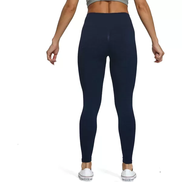 Aoxjox Scrunch Seamless Leggings for Women High Waisted Tummy Control 20 Smile Contour Workout Leggings Yoga Pants 24quotNavy Peony Marlscrunch