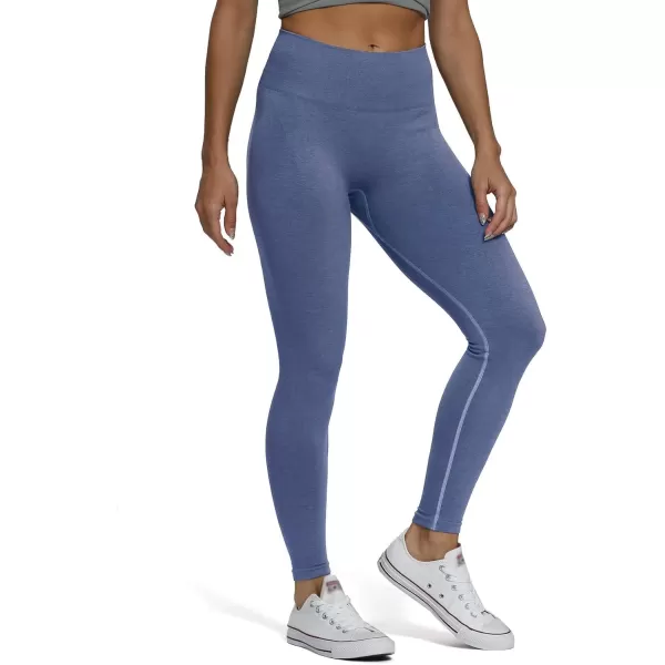 Aoxjox Scrunch Seamless Leggings for Women High Waisted Tummy Control 20 Smile Contour Workout Leggings Yoga Pants 24quotSteel Blue Marlscrunch