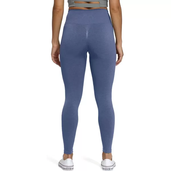 Aoxjox Scrunch Seamless Leggings for Women High Waisted Tummy Control 20 Smile Contour Workout Leggings Yoga Pants 24quotSteel Blue Marlscrunch