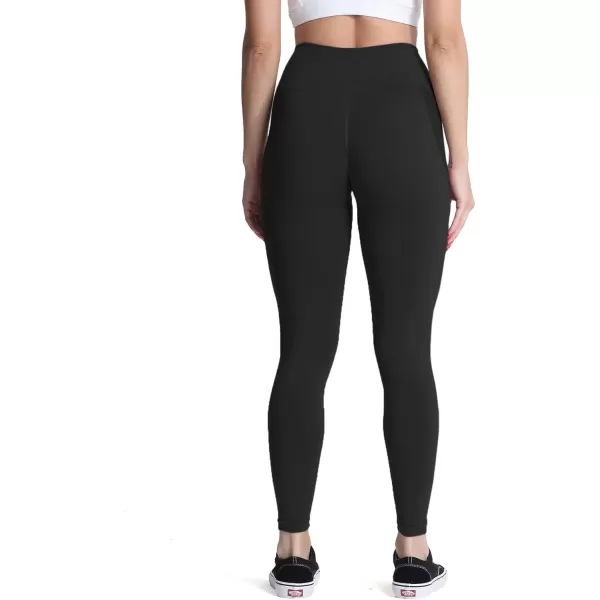 Aoxjox Seamless Scrunch Legging for Women Asset Tummy Control Workout Gym Fitness Sport Active Yoga Pants 22A Black