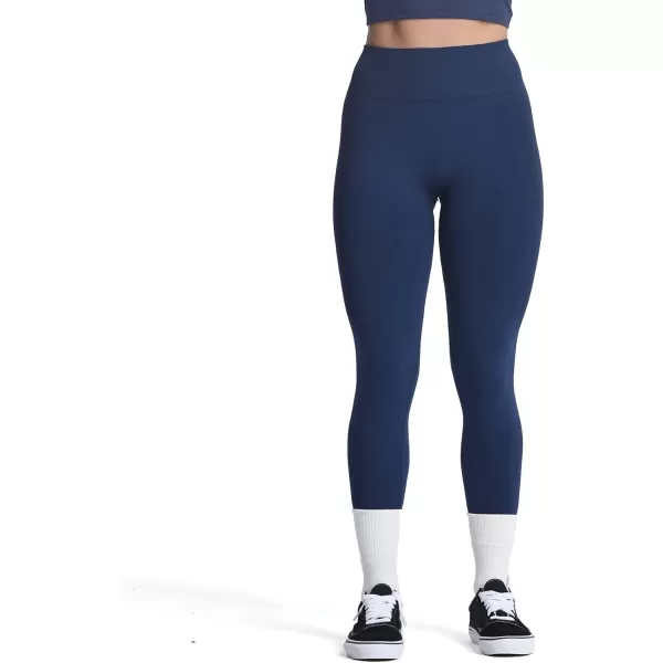 Aoxjox Seamless Scrunch Legging for Women Asset Tummy Control Workout Gym Fitness Sport Active Yoga Pants 22A Tuxedo Navy