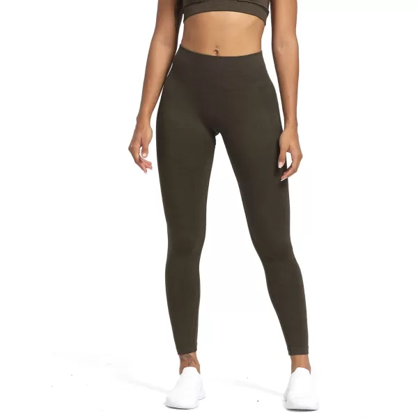 Aoxjox Seamless Scrunch Legging for Women Asset Tummy Control Workout Gym Fitness Sport Active Yoga Pants 22Olive