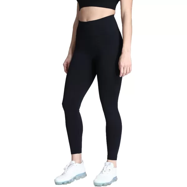 Aoxjox Womens Scrunch Butt Lifting Seamless Leggings Booty High Waisted Workout Yoga PantsA Black