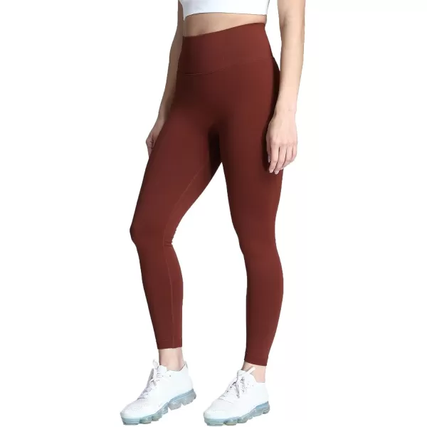 Aoxjox Womens Scrunch Butt Lifting Seamless Leggings Booty High Waisted Workout Yoga PantsA Cherry Mahogany