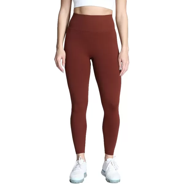Aoxjox Womens Scrunch Butt Lifting Seamless Leggings Booty High Waisted Workout Yoga PantsA Cherry Mahogany