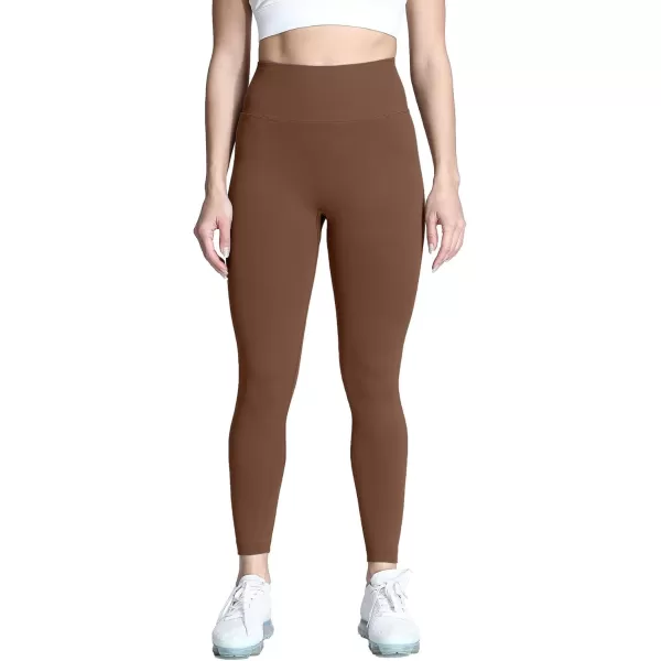 Aoxjox Womens Scrunch Butt Lifting Seamless Leggings Booty High Waisted Workout Yoga PantsA Dandelion Brown