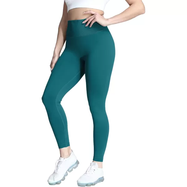 Aoxjox Womens Scrunch Butt Lifting Seamless Leggings Booty High Waisted Workout Yoga PantsA Forest Green Thin Scrunch
