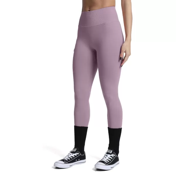 Aoxjox Womens Scrunch Butt Lifting Seamless Leggings Booty High Waisted Workout Yoga PantsA Mauve Purple