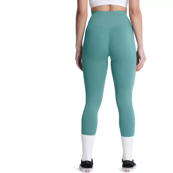 Aoxjox Womens Scrunch Butt Lifting Seamless Leggings Booty High Waisted Workout Yoga PantsA Sage Green