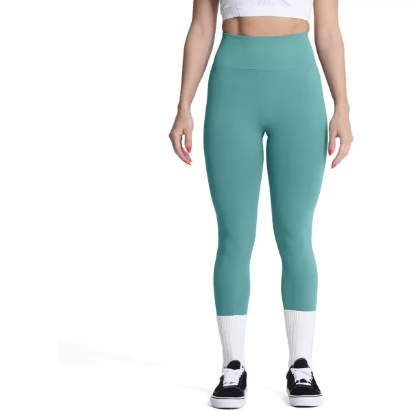 Aoxjox Womens Scrunch Butt Lifting Seamless Leggings Booty High Waisted Workout Yoga PantsA Sage Green