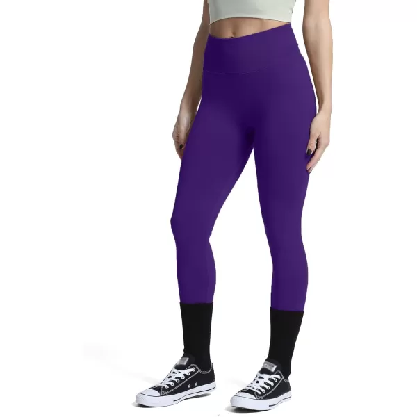 Aoxjox Womens Scrunch Butt Lifting Seamless Leggings Booty High Waisted Workout Yoga PantsAcai Purple