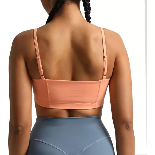 Aoxjox Womens Workout Bandeau Sports Bras Training Fitness Running Yoga Crop Tank TopPapaya