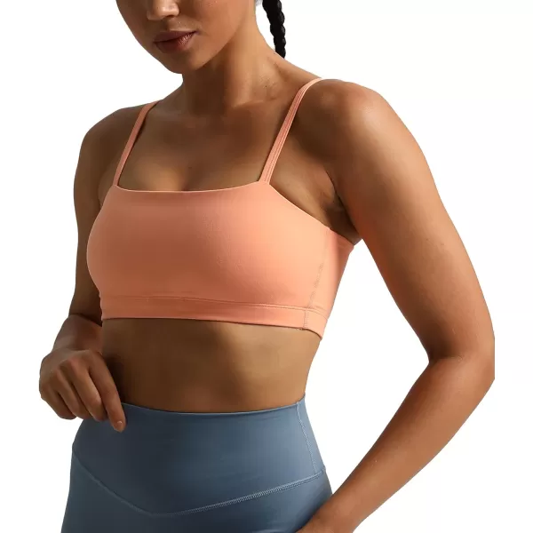 Aoxjox Womens Workout Bandeau Sports Bras Training Fitness Running Yoga Crop Tank TopPapaya