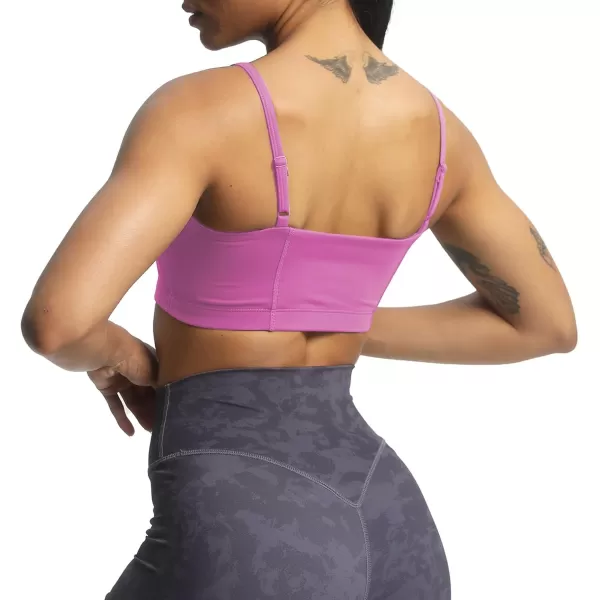 Aoxjox Womens Workout Bandeau Sports Bras Training Fitness Running Yoga Crop Tank TopSpring Crocus