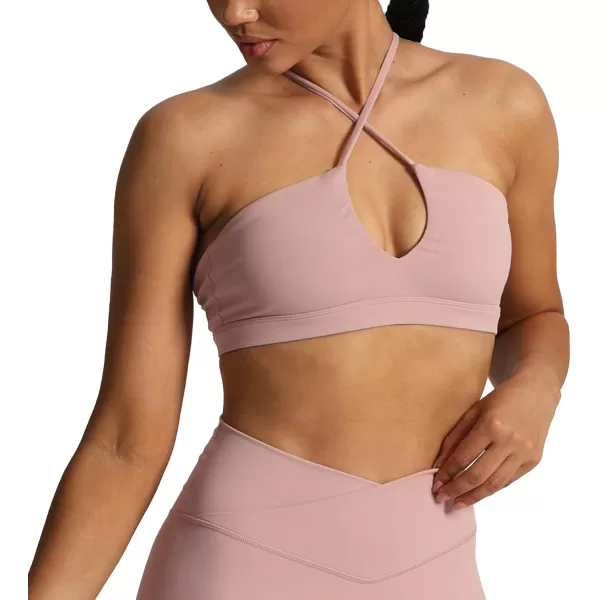 Aoxjox Womens Workout Sports Bras Jamie Deep V Fitness Backless Padded Training Gym Bra Yoga Crop Tank TopWoodrose