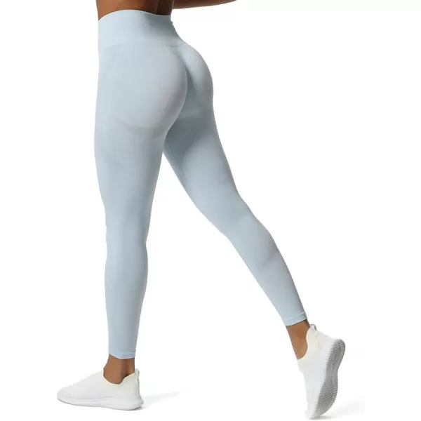 Aoxjox Scrunch Seamless Leggings for Women High Waisted Tummy Control 20 Smile Contour Workout Leggings Yoga Pants 24quotKentucky Blue Marlscrunch