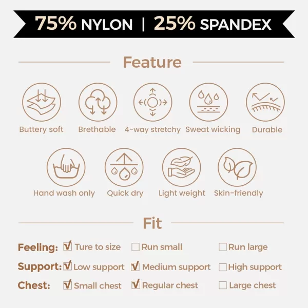 Aoxjox Long Sleeve Crop Tops for Women Front Cutout Lacey Workout Crisscross Crop T Shirt TopA Fudge Coffee