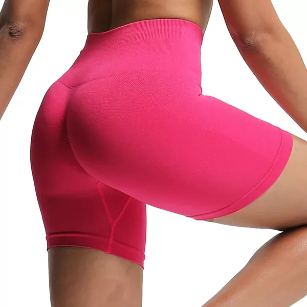 Aoxjox Scrunch Workout Shorts for Women Seamless Asset Butt Lifting Short Gym Running Active Exercise Fitness Yoga Shorts 5quotBeetroot Purple