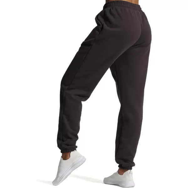 Aoxjox Sweatpants for Women with Pocket High Waisted Baggy Jogger Fleece Lined Cotton Cloud Lounge Pants 30Iron Grey