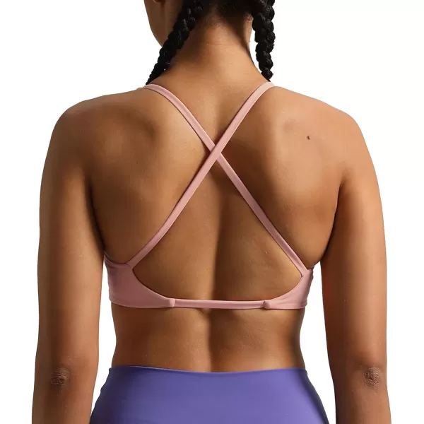 Aoxjox Womens Workout Sports Bras Fitness Backless Padded Sienna Low Impact Bra Yoga Crop Tank TopWoodrose