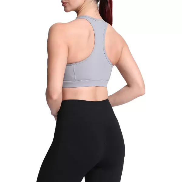 imageAoxjox Twist Sports Bras for Women Workout Fitness Training Elegance V Neck Racerback Yoga Crop Tank TopGrey