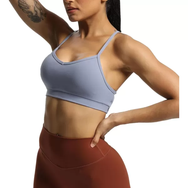 imageAoxjox Womens Workout Sports Bras Fitness Backless Padded Amor Low Impact Bra Yoga Crop Tank TopLazuli