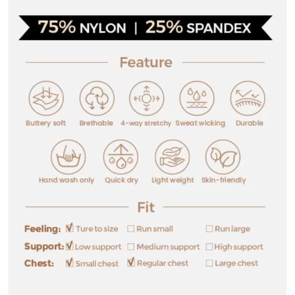 imageAoxjox Womens Workout Strapless Bandeau Bra Mesh Sports Bras Training Fitness Running Yoga Crop Tank TopFudge Coffee